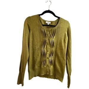 Joseph A. Yellow Cardigan
